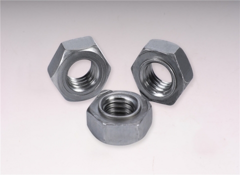 Automotive spot weld hexagonal weld nuts